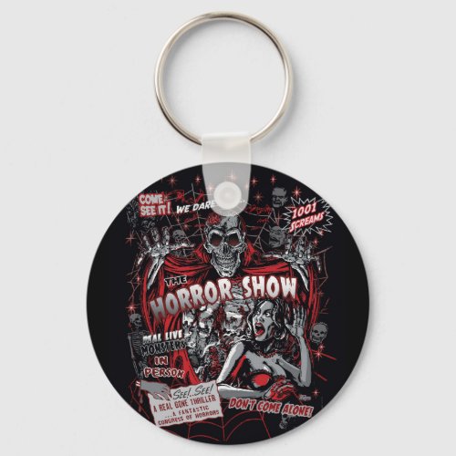 Horror movie Monsters spook show Keychain