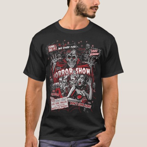 Horror movie Monsters spook show T_Shirt