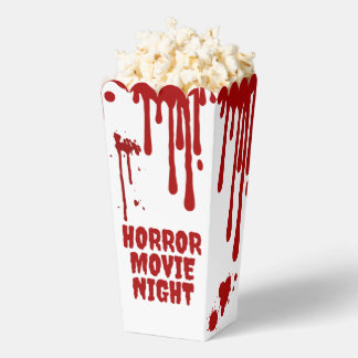 Horror Movie Night Bloody Popcorn Favor Boxes