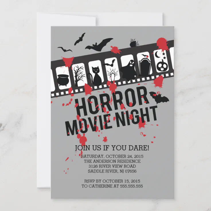movie invitations