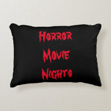 Horror Movie Nights Spooky Red Typography Black