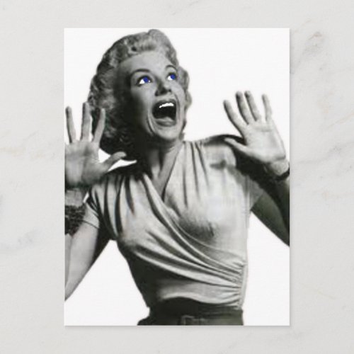Horror Movie Screamer Postcard