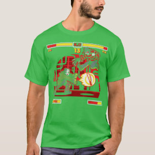 Horror Movie Video-game Lazy Halloween Costume Fun T-Shirt