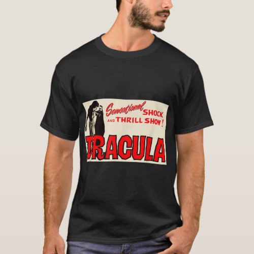 Horror Movie Vintage Dracula Halloween Monster Vam T_Shirt