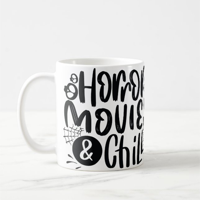 Horror Movies and Chill Coffee Mug (Left)