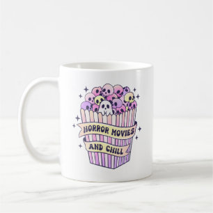 Horror Movies And Chill Cute Halloween Coffee Mug