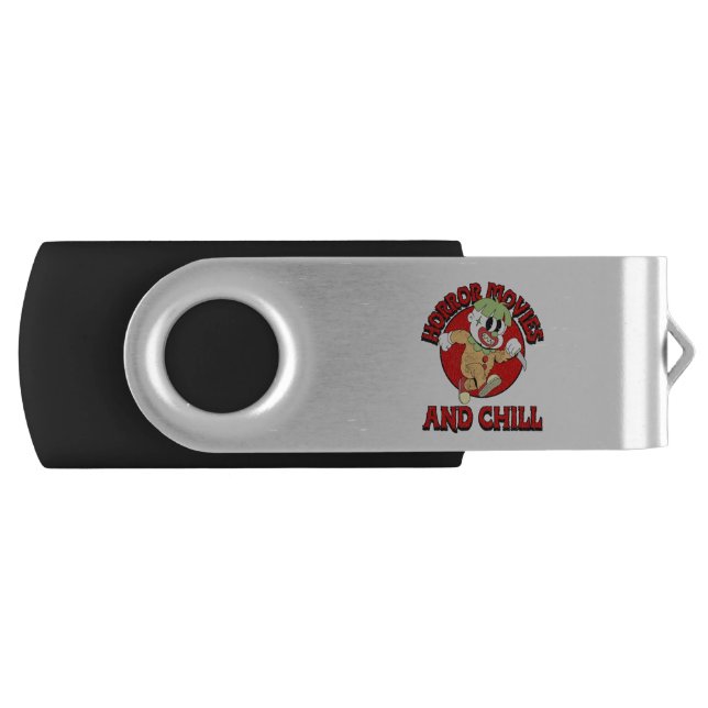 Horror Movies And Chill  Flash Drive (Front)