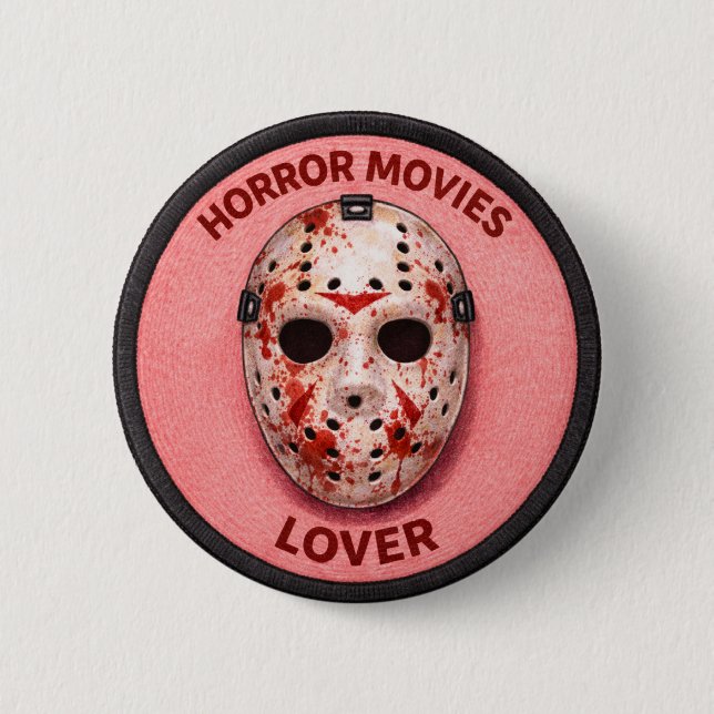 Horror Movies Button (Front)