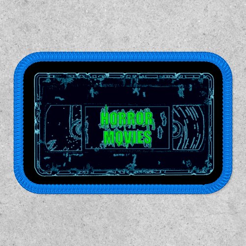 Horror Movies Green Letters Patch
