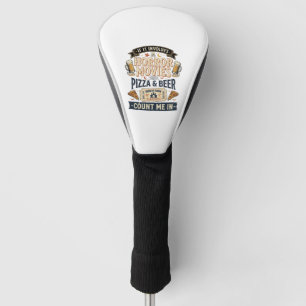 Horror Movies Pizza Beer Funny Halloween_1 Golf Head Cover