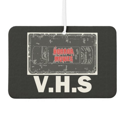 Horror Movies VHS White Air Freshener