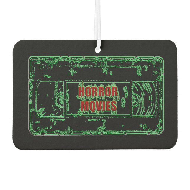 Horror Movies VHS  Air Freshener (Front)