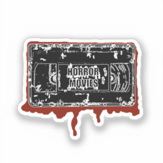 Horror Movies VHS Sticker