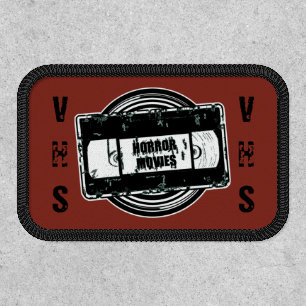 Horror Movies VHS Swirl Patch