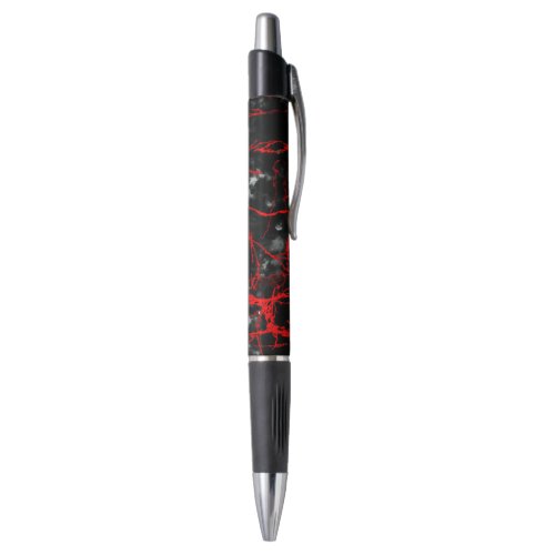 Horror Night Goth _ Black and WhiteRed Pen