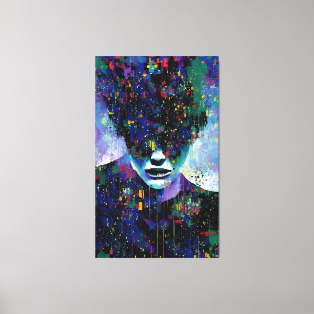 Horror of It All - Ken Gage Surreal Art Canvas Print (Front)