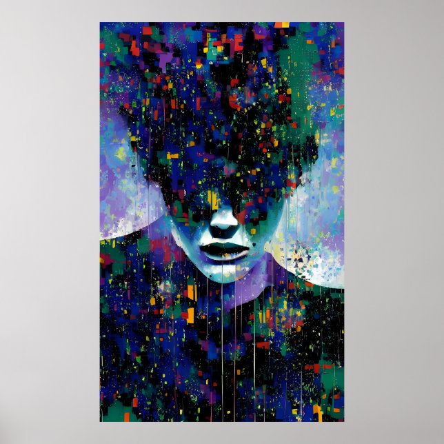 Horror of It All - Ken Gage Surreal Art Poster (Front)