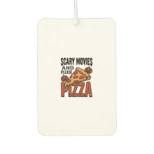 Horror Pizza Shirt for Scary Movie Night Fans_1 Air Freshener