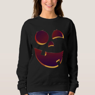 Horror Pumpkin Cute Kids Halloween Costume Sweatshirt