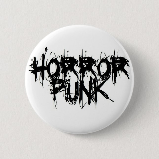 Horror Punk Pinback Button (Front)