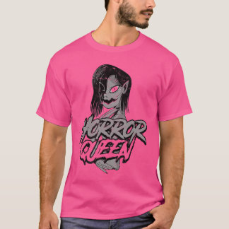 Horror queen Death Evil Monsters and Vampire Movie T-Shirt