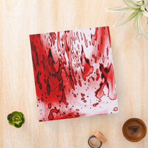 Horror Scary Bloody Halloween 3 Ring Binder