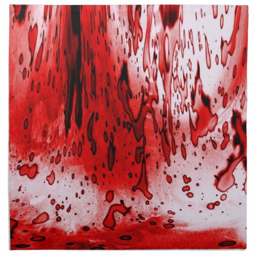 Horror Scary Bloody Halloween Cloth Napkin