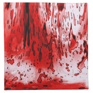 Horror Scary Bloody Halloween Cloth Napkin