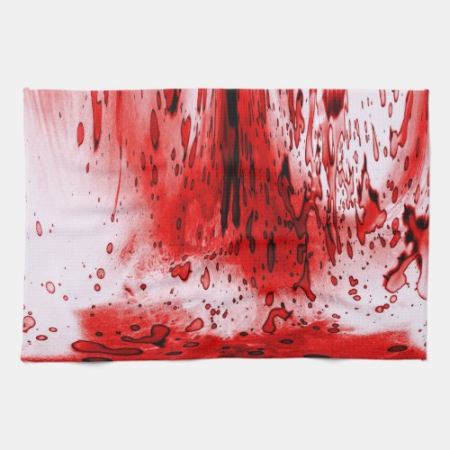 Horror Scary Bloody Halloween Kitchen Towel