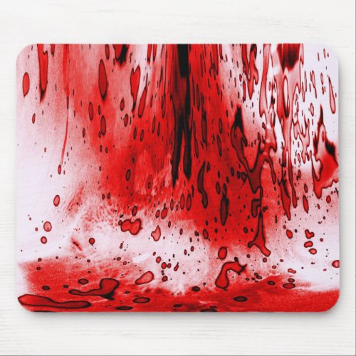Horror Scary Bloody Halloween Mouse Pad