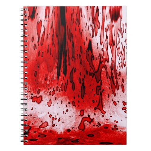 Horror Scary Bloody Halloween Notebook