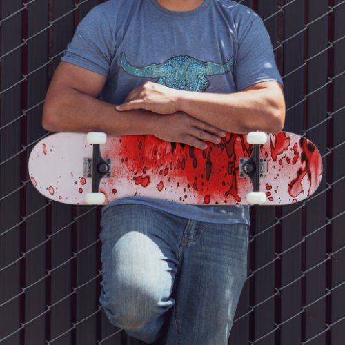 Horror Scary Bloody Halloween Skateboard Deck