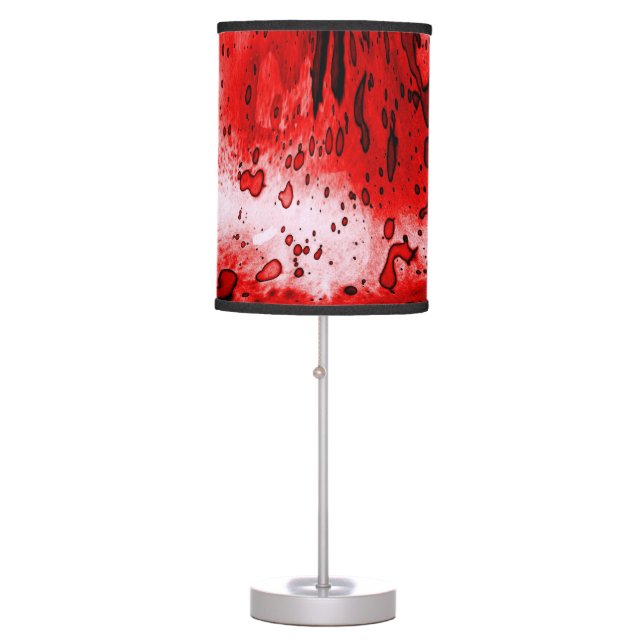 Horror Scary Bloody Halloween Table Lamp (Front)