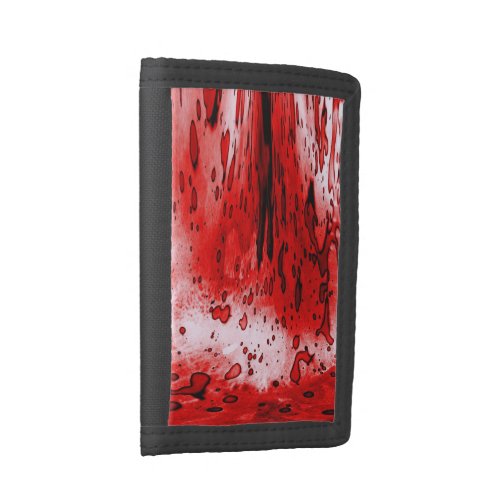 Horror Scary Bloody Halloween Trifold Wallet