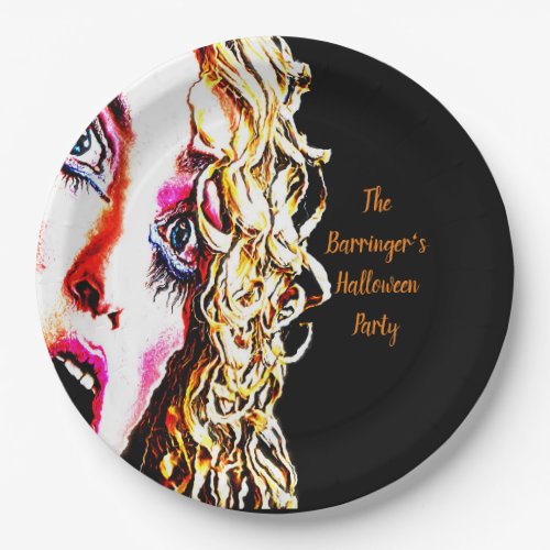 Horror Scary Unique Freaky Halloween Paper Plates