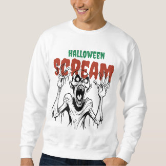 Horror Scream, Spooky Costumes, Halloween Quotes Sweatshirt