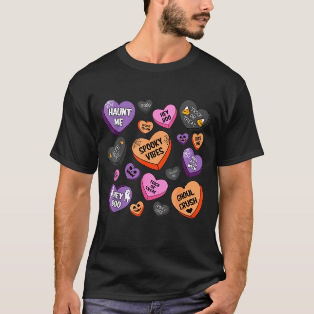 Horror Soky Candy Heart Valentines Day Lover Tee H (Front)