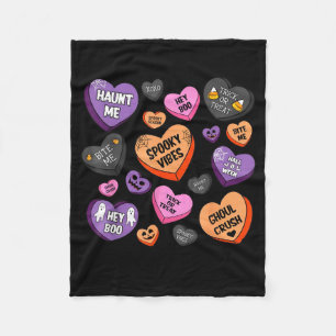 Horror Soky Candy Heart Valentines Day Lover Tee H Fleece Blanket