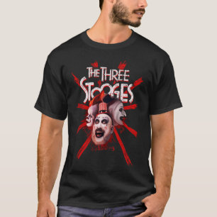 Horror Stooges Trio - Pennywise, Captain Spaulding T-Shirt