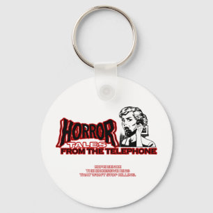 Horror Tales From The Telephone Retro Movie Ad Keychain