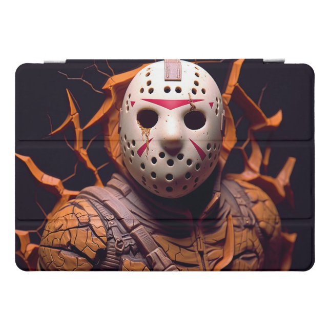 Horror-themed iPad Pro Cover (Horizontal)