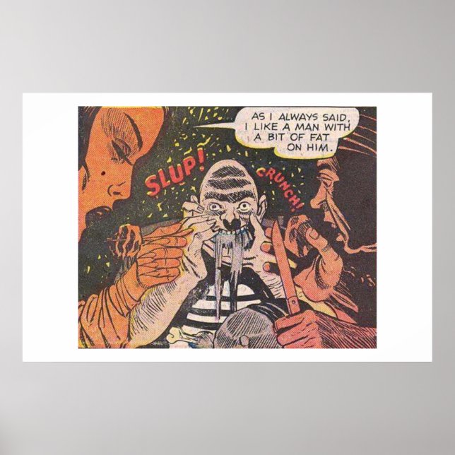 Horror vintage comics | 1960s Retro comic books Poster (Front)