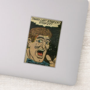 Horror vintage comics Classic comic book Sticker