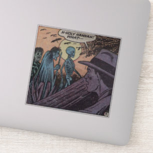 Horror vintage comics for comic book lovers 1970s sticker