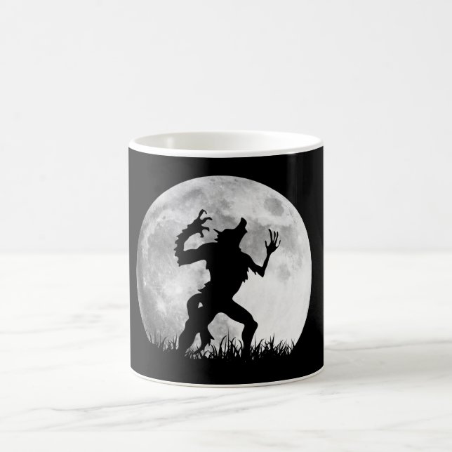 Horror Werewolf Full Moon Transformation - Cool Coffee Mug (Center)