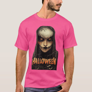 Horror Witch Scary Halloween Night A Comic Book re T-Shirt