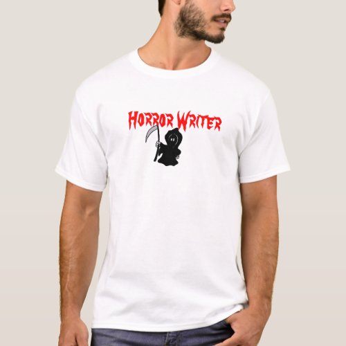 Horror Writer Grim Reaper T_Shirt