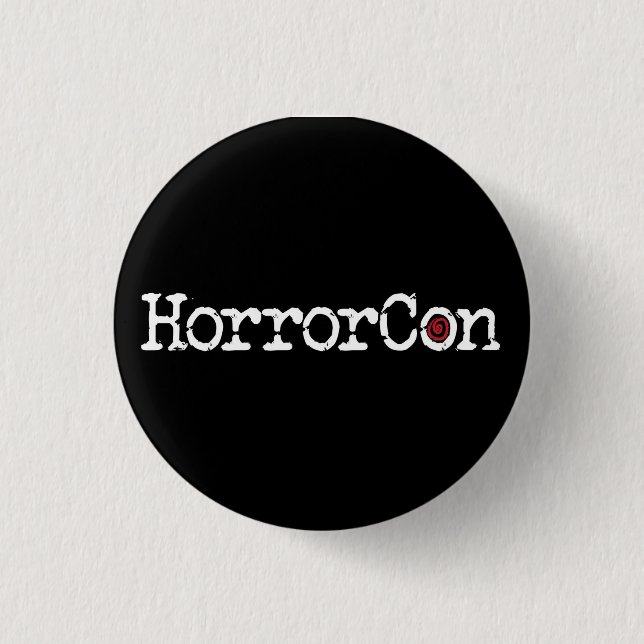 HorrorCon Logo Pinback Button (Front)
