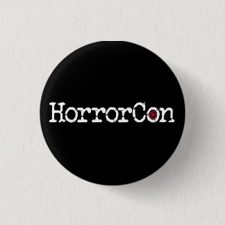 HorrorCon Logo Pinback Button