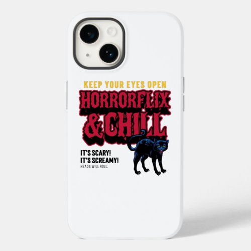 Horrorflix And Chill  Case_Mate iPhone 14 Case